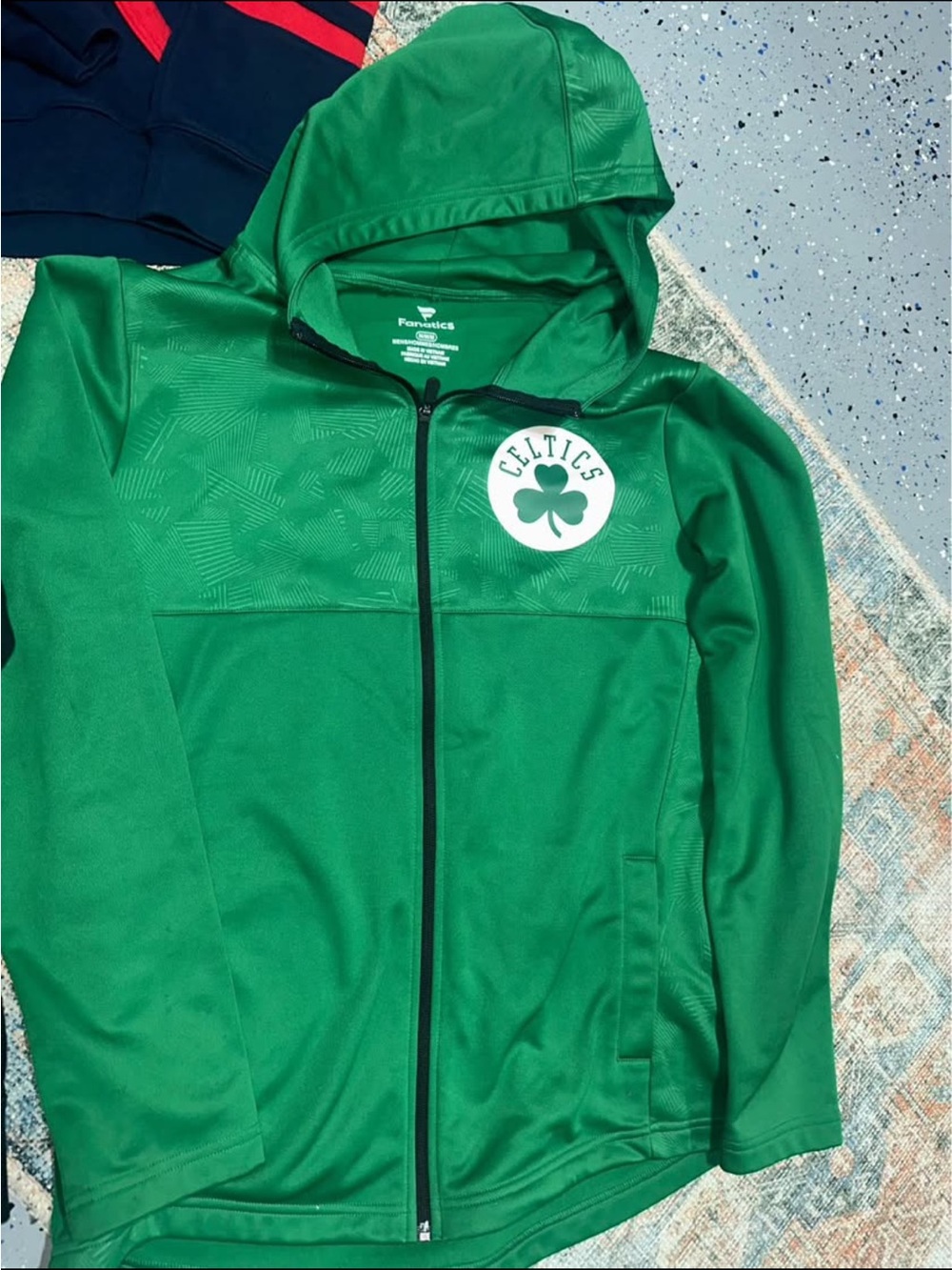 Fanatics Kids' Green Boston Celtics Full-Zip Hoodie Jacket